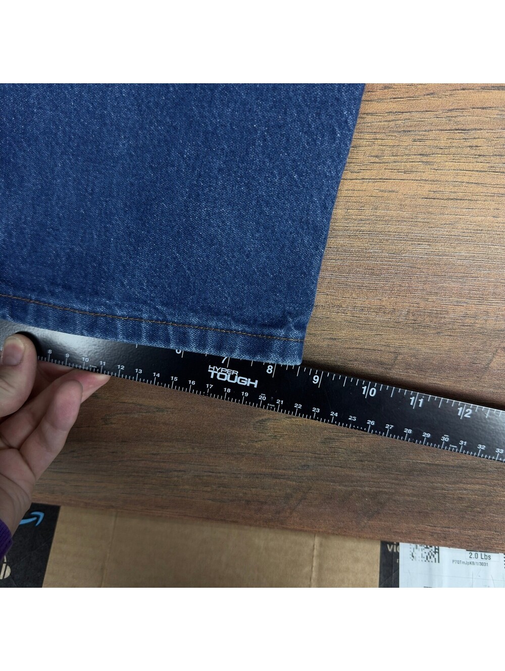 Wrangler Cowboy Cut Mens Jeans 35x32 Indigo Original Fit - Picture 5 of 7